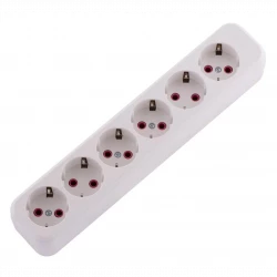 Колодка удлинителя 6-м с заземл. Lila LEZARD 720-0600-601