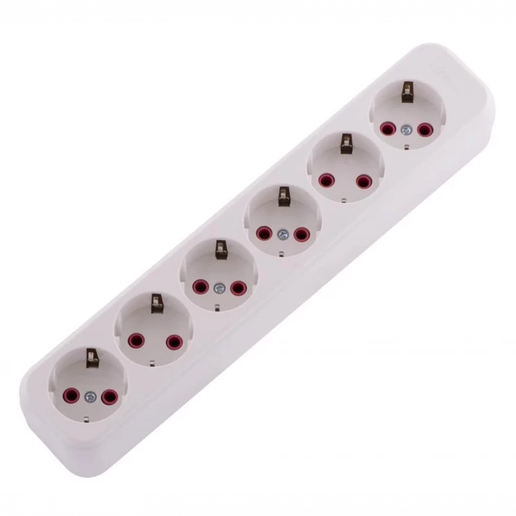 Колодка удлинителя 6-м с заземл. Lila LEZARD 720-0600-601