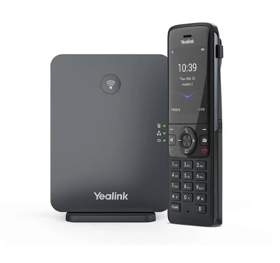 W78P (база W70B+трубка W78H) до 10 SIP-аккаунтов, до 10 трубок на базу, до 20 одновременных вызовов