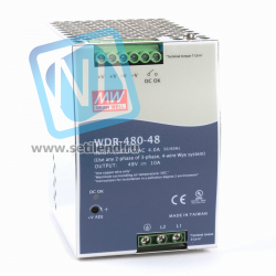 WDR-480-48 Блок питания на DIN-рейку, 48В, 10А, 480Вт Mean Well