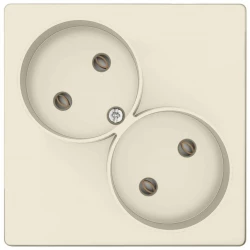Розетка 2-м СП Simon 24 16А IP20 2х2P без защ. шторок механизм сл. кость Simon 2450457-031