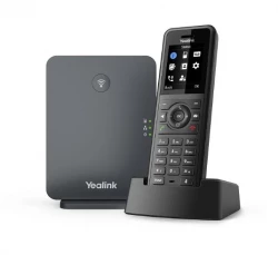 W77P (база W70B+трубка W57R) до 10 SIP-аккаунтов, до 10 трубок на базу, до 20 одновременных вызовов