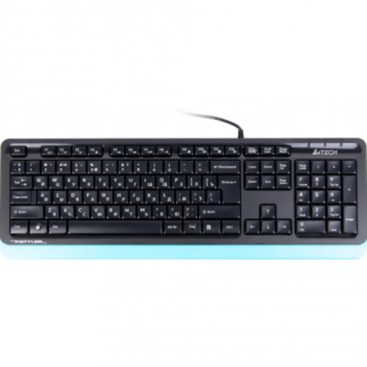 Клавиатура A4Tech Fstyler FK10 черный/синий USB