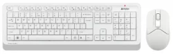 Клавиатура + мышь A4Tech Fstyler FG1012 клав:белый мышь:белый USB беспроводная Multimedia (FG1012 WHITE)