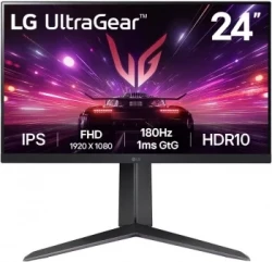 Монитор LG 23.8" UltraWide 24GS65F-B черный IPS LED 16:9 HDMI матовая HAS 300cd 178гр/178гр 1920x108