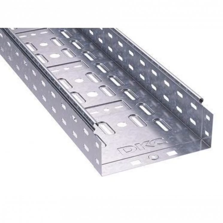 Лоток листовой перфорированный 300х80 L3000 сталь 0.8мм цинк-ламель DKC 35305ZL