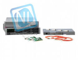 Дисковая система хранения HP AE326A MSA1500 SAN SATA Starter Kit, Includes (1) MSA1500 (1) MSA20 SATA drive enclosure (1) 4/8 Base SAN Switch (4) 4Gb SFP transceivers (2) FCA2214 HBAs + cables.-AE326A(NEW)