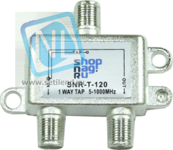 Ответвитель абонентский SNR-T-108 на 1 отвод вносимое затухание IN-TAP 8dB.