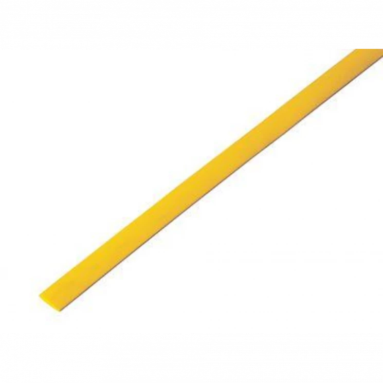 Трубка термоусадочная 6.0/3.0 1м желт. Rexant 20-6002
