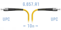 Патчкорд оптический FC/UPC SM G.657.A1 10 метров