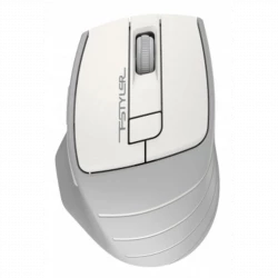 Мышь A4Tech Fstyler FG30S белый/серый оптическая (2000dpi) silent беспроводная USB (6but)