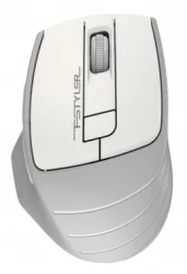 Мышь A4Tech Fstyler FG30S белый/серый оптическая (2000dpi) silent беспроводная USB (6but)
