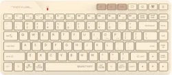 Клавиатура A4Tech Fstyler FBK26C AS бежевый USB беспроводная BT/Radio slim Multimedia (FBK26C AS)