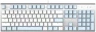 Клавиатура A4Tech Fstyler FS100 Neon механическая синий USB for gamer LED (FS100)