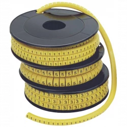 Маркер каб. МК0-1.5мм "5" 1000шт/ролл IEK UMK00-5