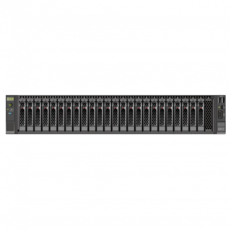 Серверная платформа xFusion 2288H V7, 2U, Scalable Gen4/5, 32xDDR5, 24xSFF SAS/SATA/NVMe, резервируемый БП