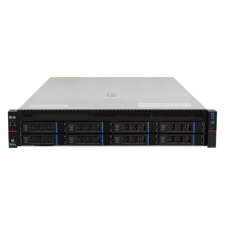 Серверная платформа SNR-SR2408RE, 2U, AMD EPYC Gen4, DDR5, 8xSATA/SAS, резервируемый БП
