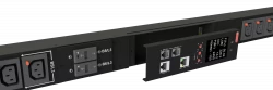 Блок розеток интеллектуальный iPDU-6024: ZeroUnit, 400V, 16А, in IEC60309 3P+N+E, out (24) C13 с фиксацией e-lock