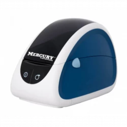 Термопринтер Mertech MPRINT LP80 EVA (для печ.накл.) стационарный белый/синий