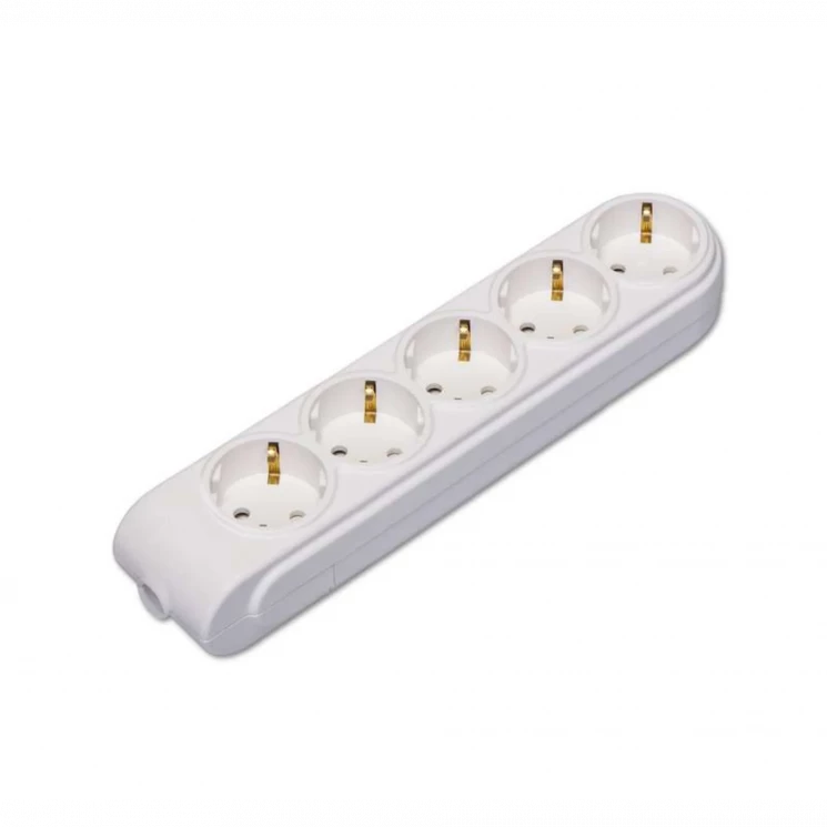 Колодка удлинителя 5-м с заземл. защ. шторки Makel N5210000