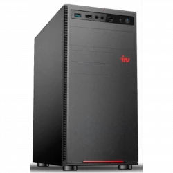 ПК IRU Home 310H5SE MT i3 10100 (3.6) 8Gb SSD240Gb UHDG 630 Free DOS GbitEth 400W черный (1610369)