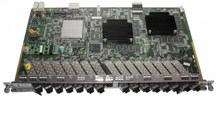 Модульная карта для установки в шасси ZTE ZXA10, 16 портов GPON, C++