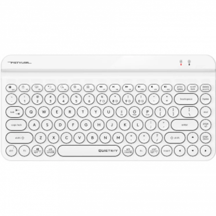 Клавиатура A4Tech Fstyler FBK30 белый USB беспроводная BT/Radio slim Multimedia (FBK30 WHITE)