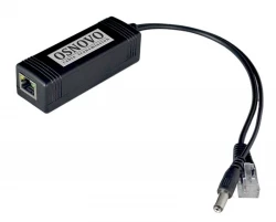 1-портовый сплиттер Osnovo PoE Splitter/2, 802.3af, 10/100Mbps, 12В/1А