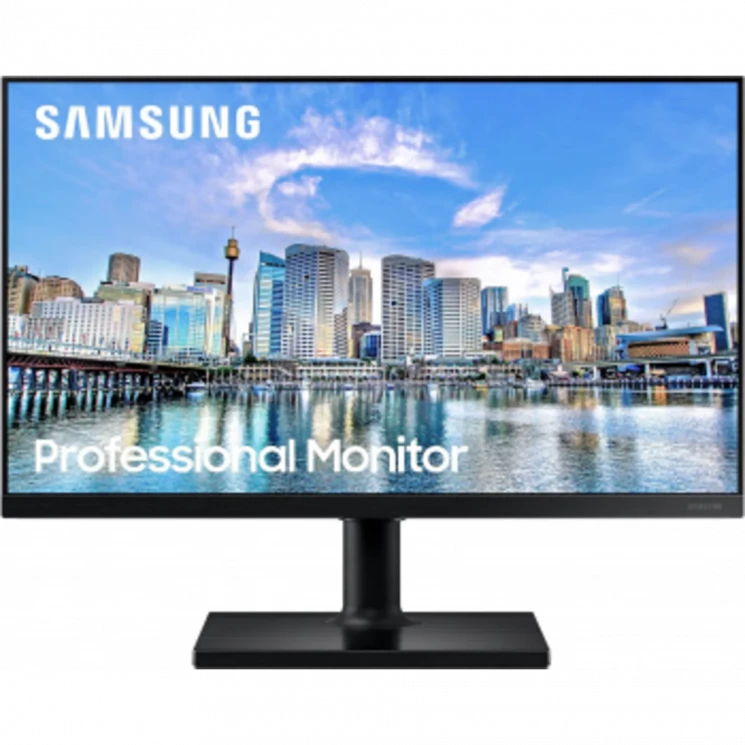 Монитор Samsung 23.8" F24T450FQI черный IPS LED 16:9 HDMI матовая HAS Piv 250cd 178гр/178гр 1920x108