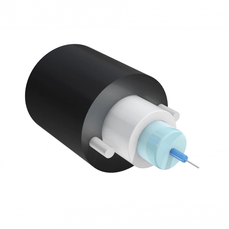 Кабель оптический самонесущий диэлектрический, 1 волокно, 1.0кН, катушка 1км.