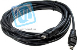 XYC092 5 M BLACK, Кабель IEEE 1394 "fire wire" 4pin/4pin 5м