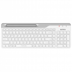 Клавиатура A4Tech Fstyler FBK25 белый/серый USB беспроводная BT/Radio slim Multimedia