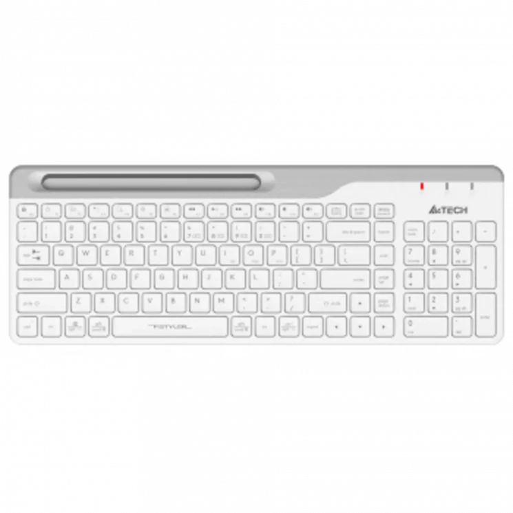 Клавиатура A4Tech Fstyler FBK25 белый/серый USB беспроводная BT/Radio slim Multimedia