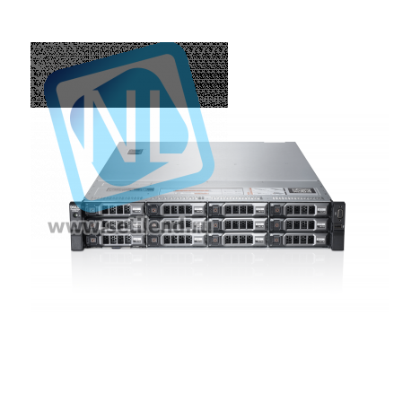 Сервер Dell PowerEdge R720XD, 2 процессора Intel Xeon 8C E5-2650v2 2.60GHz, 64GB DRAM, 12LFF