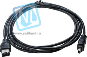 XYC093 1.8 M BLACK, Кабель IEEE 1394 "fire wire" 4pin/6pin 1.8м