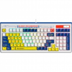 Клавиатура A4Tech Bloody B950 механическая синий/белый USB for gamer LED (B950)