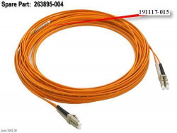 Кабель HP 263895-004 Fiber-optic short wave multimode cable - 50um core, 125um cladding - LC - 15m long-263895-004(NEW)
