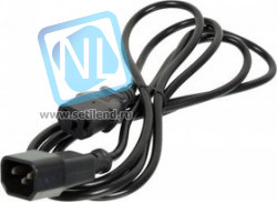 Кабель-удлинитель питания NINGBO AN23-1008, IEC C13 - IEC C14, 1.8м, черный