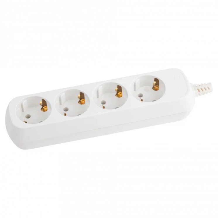 Колодка удлинителя 4-м с заземл. KX-4e Эра Б0028340