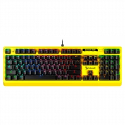 Клавиатура A4Tech Bloody B810RC Punk механическая желтый/черный USB for gamer LED