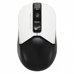 Мышь A4Tech Fstyler FG12S Panda белый/черный оптическая (1200dpi) silent беспроводная USB (3but)