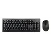 Клавиатура + мышь A4Tech 7100N клав:черный мышь:черный USB беспроводная