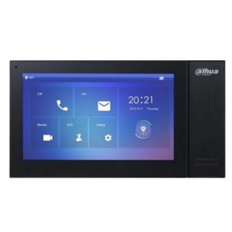 IP монитор для видеодомофона Dahua DH-VTH2421FB 7 дюймов, трев.вх/вых 6/1, LAN, DC12В