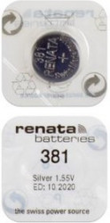 RENATA SR1120S 381 (0%Hg), Элемент питания