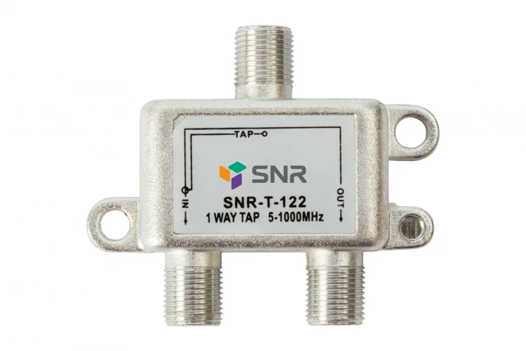 Ответвитель абонентский SNR-T-122 на 1 отвод вносимое затухание IN-TAP 22dB.