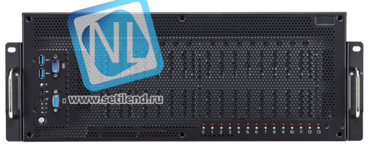 Серверная платформа Tyan Thunder HX B7119F77V10E4HR, 4U, Scalable, DDR4, 10xHDD, 4xNVMe, резервируемый БП