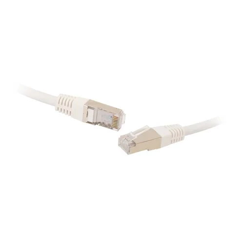 Коммутационный шнур S/FTP 4-х парный cat.6A 0,5м,slim, LSZH, белый