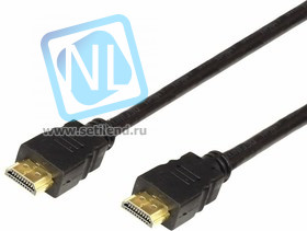 17-6202-6, Шнур HDMI - HDMI с фильтрами, длина 1 метра (GOLD) (PE пакет)