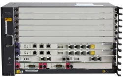 6RU шасси Huawei OLT GPON, 6 слотов для установки интерфейсных модулей, 2x10G порта