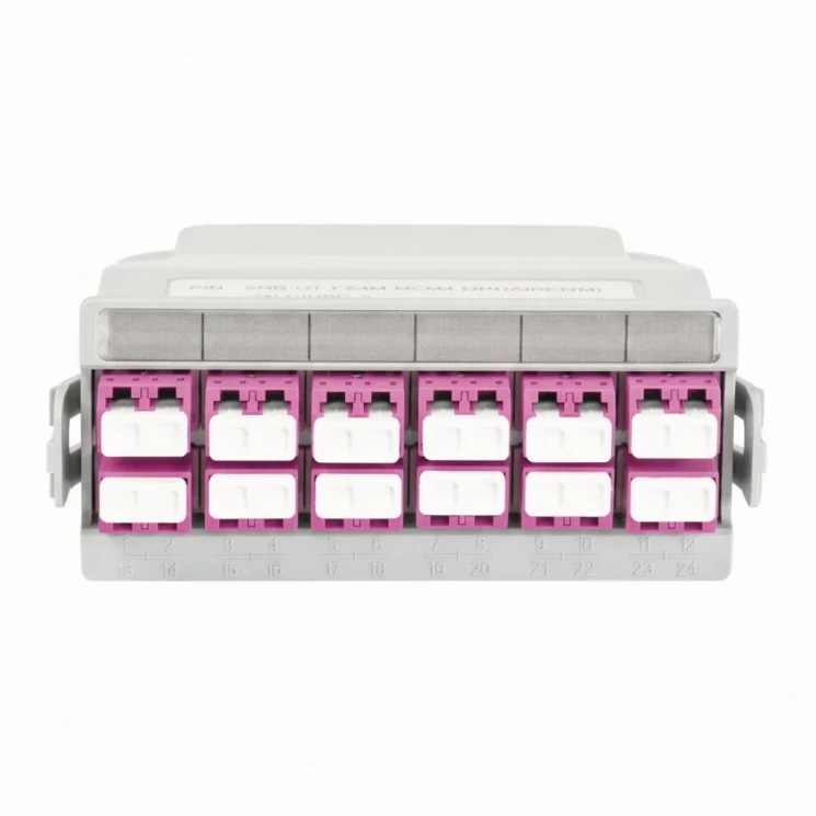 Кассета распределительная MPO/UPC на 24LC/UPC портов OM4 для SNR-CMP-OT-96P